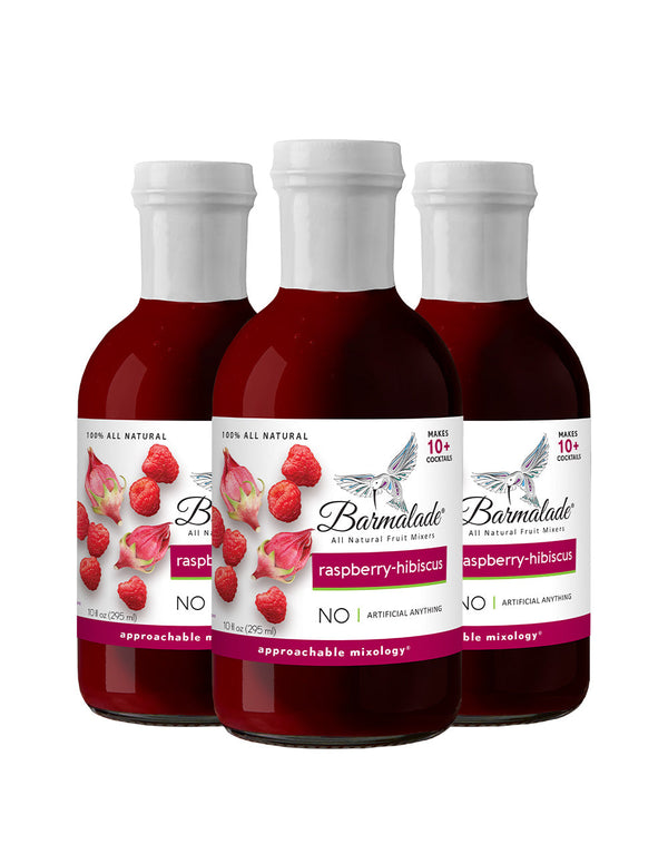 Raspberry-Hibiscus Barmalade All Natural Fruit Mixer