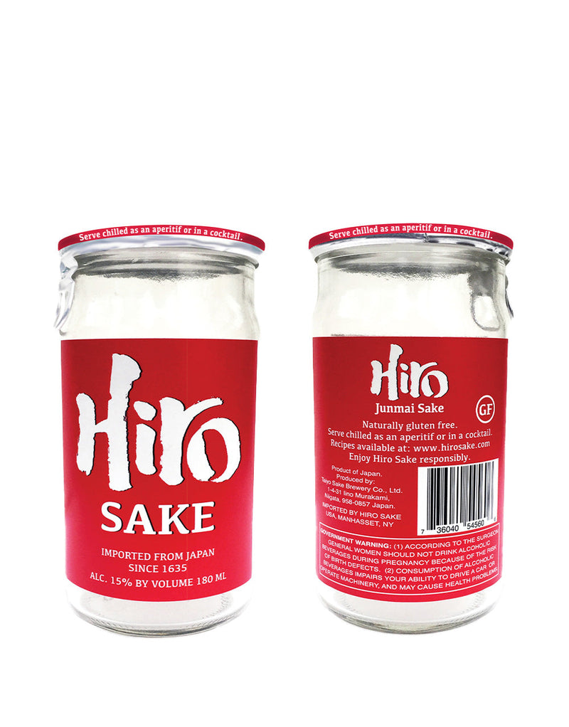 Hiro Sake Junmai Case of 30 (180ml Cans)
