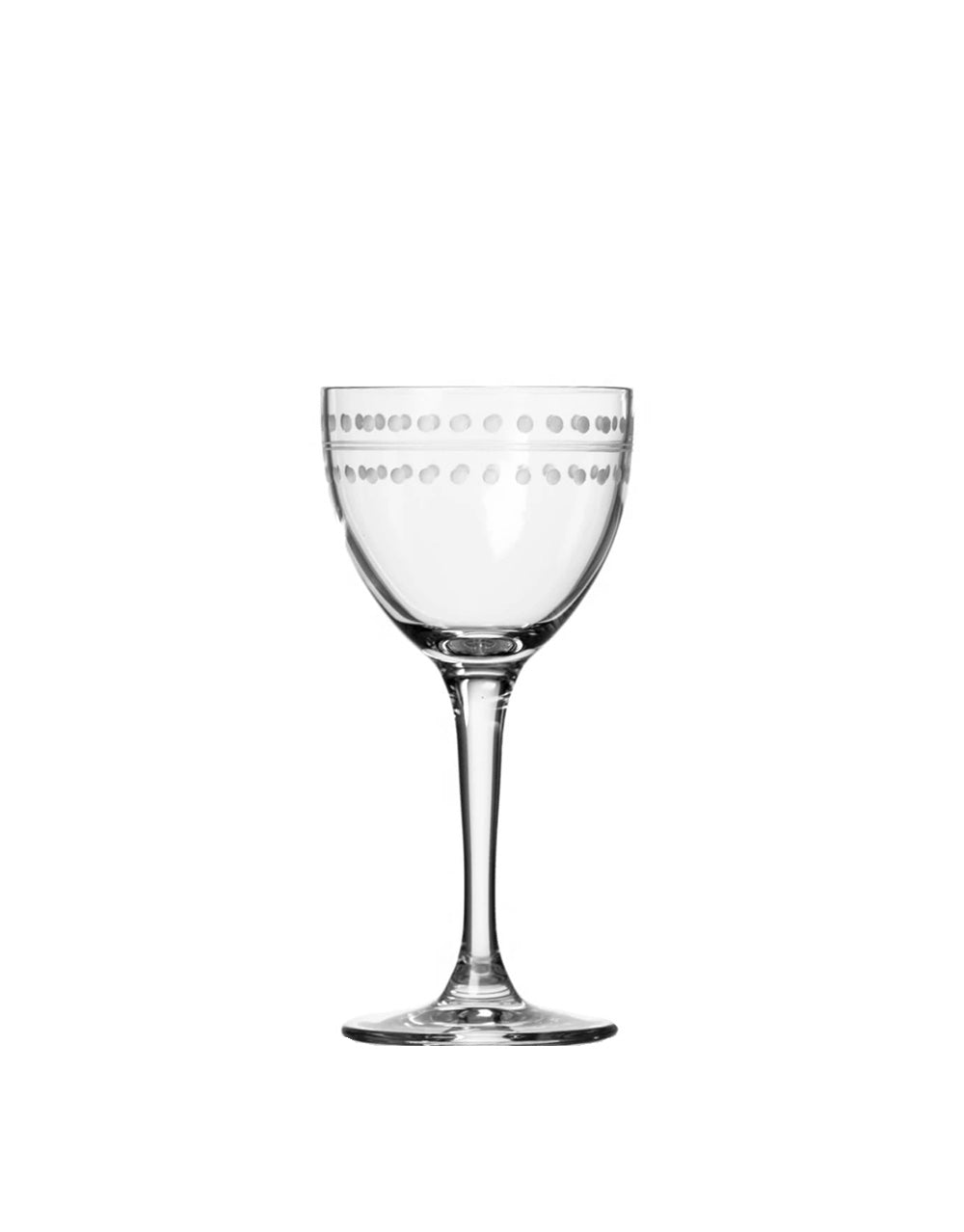 Rolf Glass Mid-Century Modern Nic and Nora Cocktail Glasses (Set of 4)