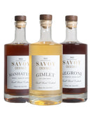 Savoy Cocktails (3 Bottles)