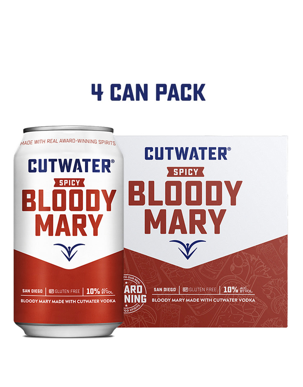 Cutwater Spicy Bloody Mary Can (4 pack)