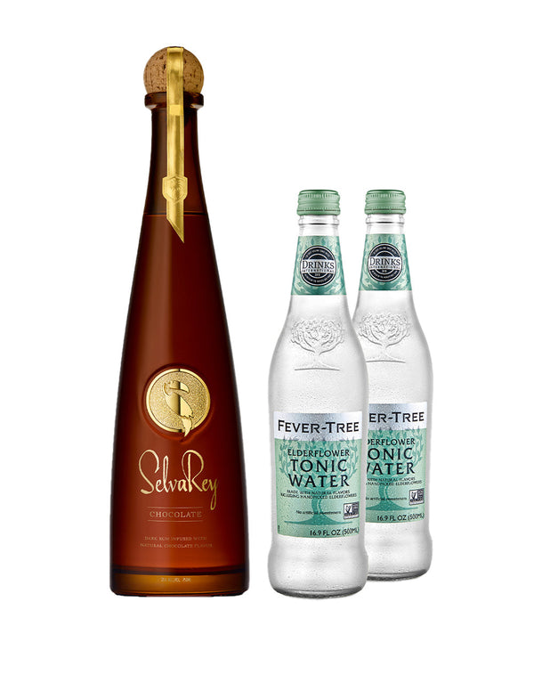 SelvaRey Chocolate Rum & Fever-Tree Elderflower Tonic Water