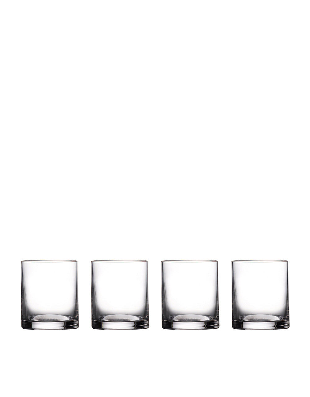 Brother's Bond Straight Bourbon Whiskey with Waterford Marquis Moments Double Old Fashioned (Set of 4)