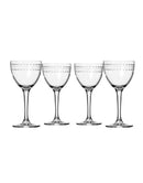 Rémy Martin 1738 Accord Royal with Du Nord Café Frieda Coffee Liqueur and Rolf Glass Mid-Century Modern Nic and Nora Cocktail Glasses (Set of 4)