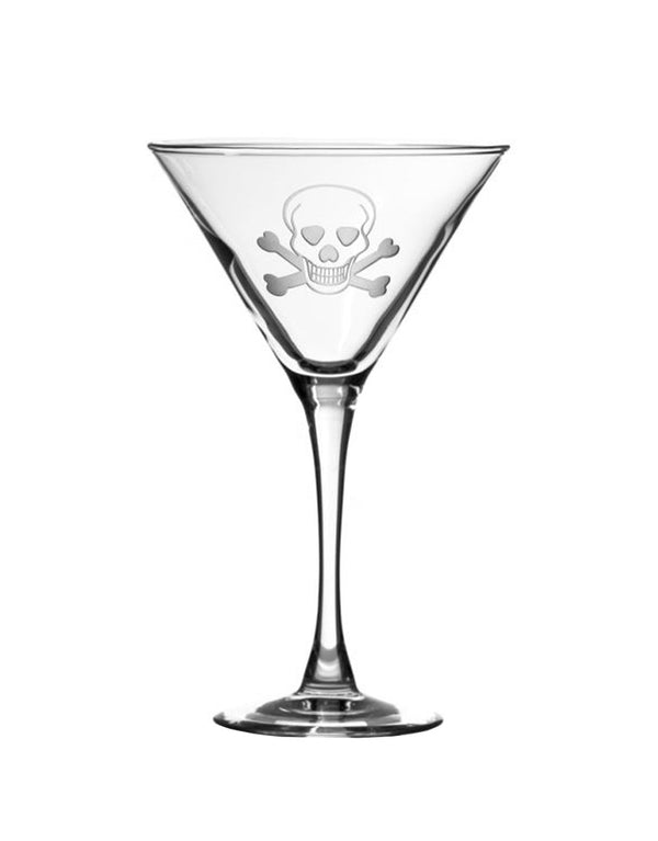 Rolf Skull and Cross Bones Martini (Set of 4)