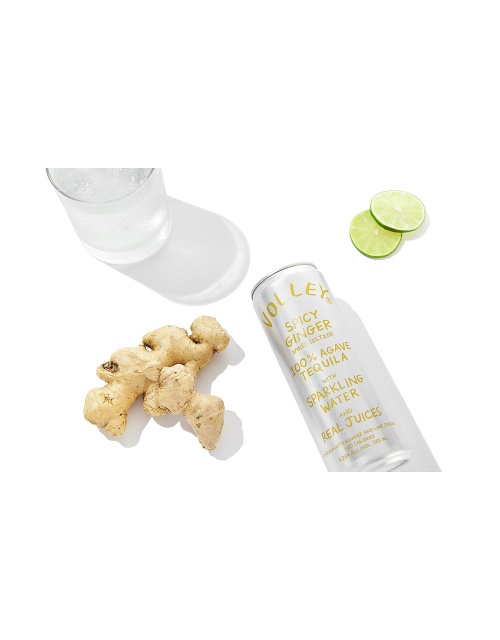 Volley Spicy Ginger Tequila Seltzer – Case of 12