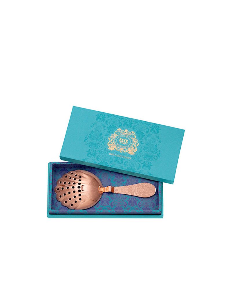 Elyx Copper Julep Strainer Gift Box