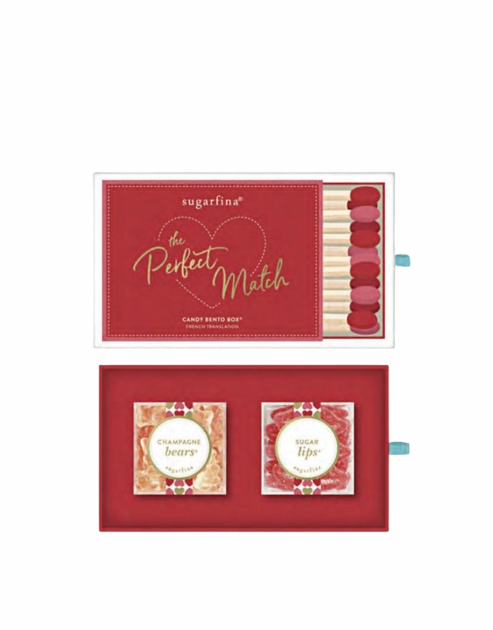 Banfi Rosa Regale Sparkling Red with Sugarfina The Perfect Match 2 Piece Bento Box
