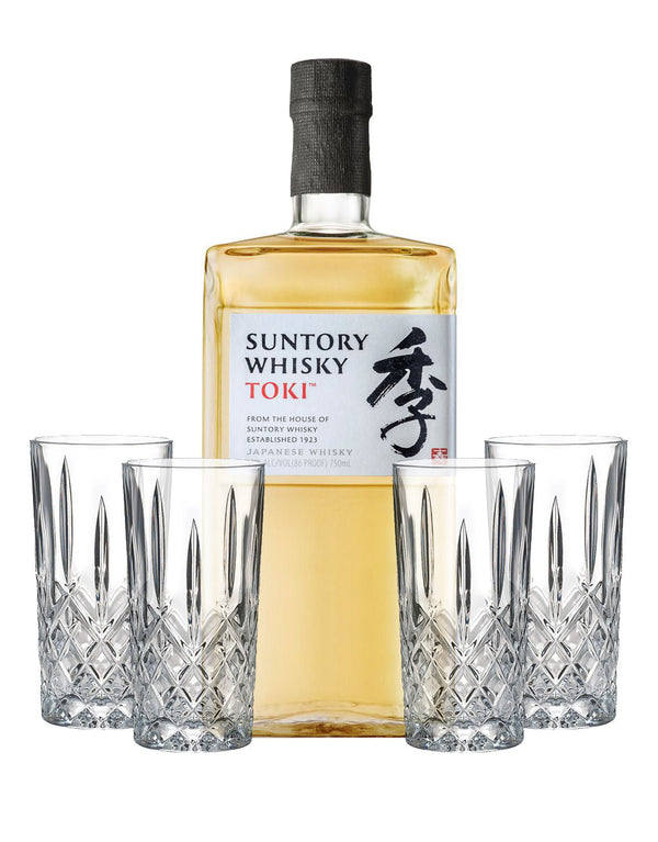 Suntory Whisky Toki Japanese Whisky with Waterford Markham Hiball Set