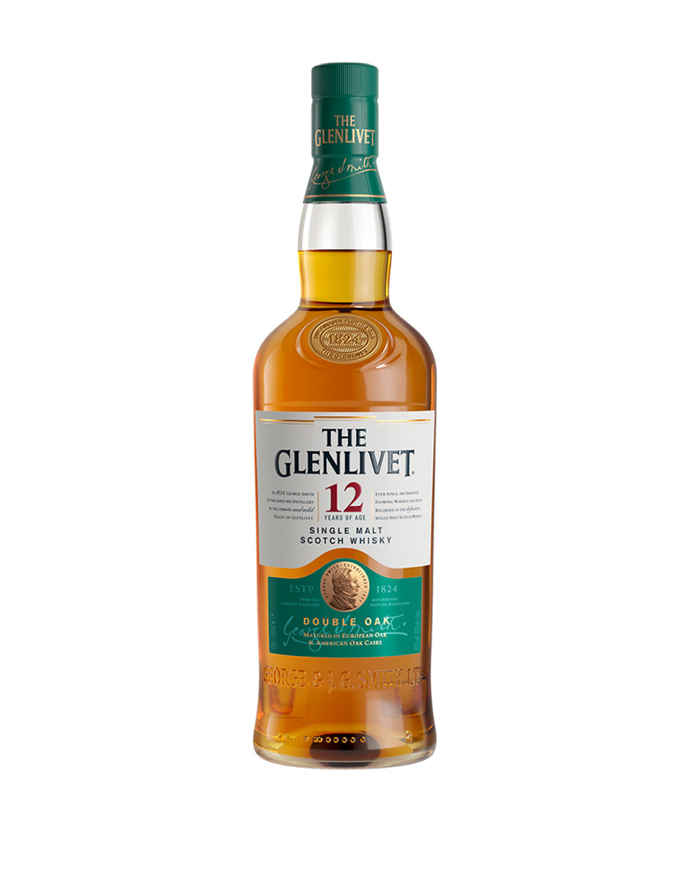 The Glenlivet 12 Year Old with Waterford Markham Double Old Fashioned Glasses