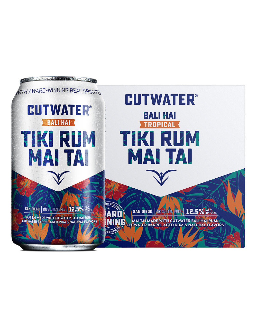 Cutwater Tiki Rum Mai Tai Can (4 pack)