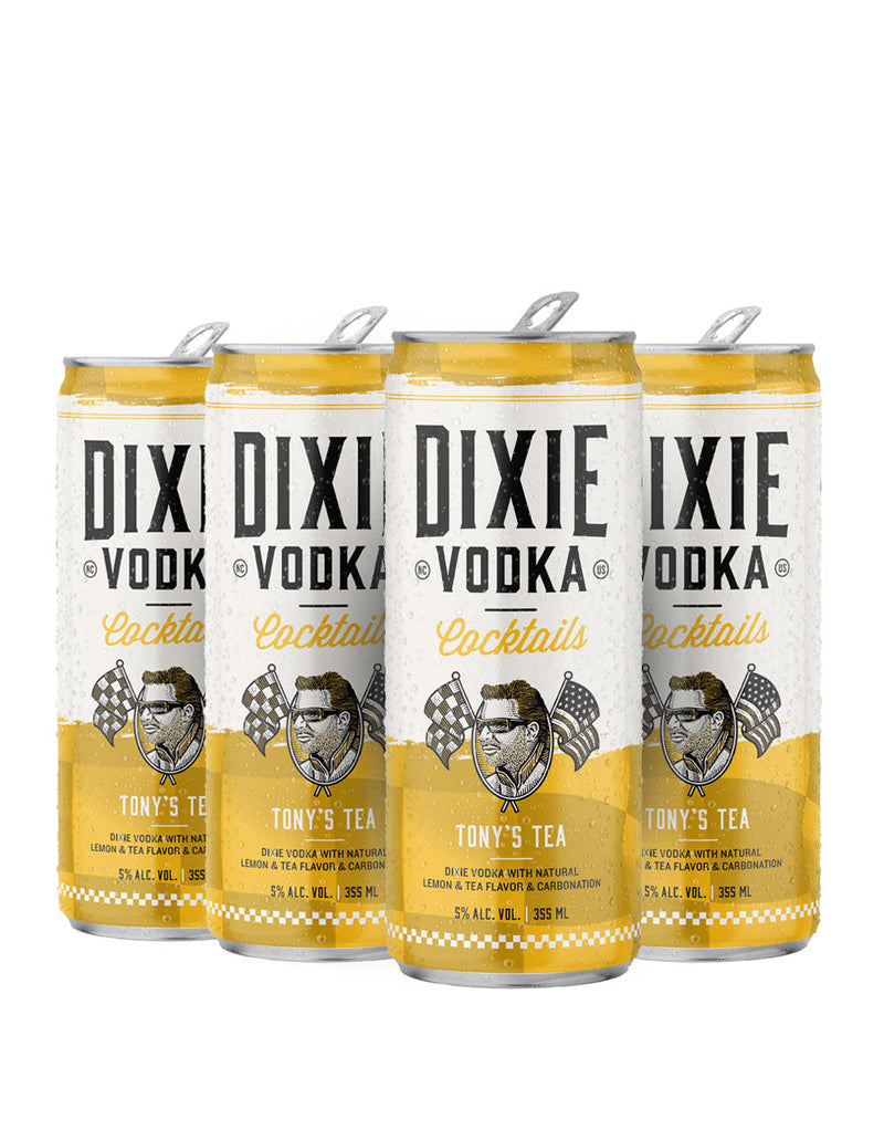 Dixie Vodka Cocktails Tony's Tea (4 Pack)