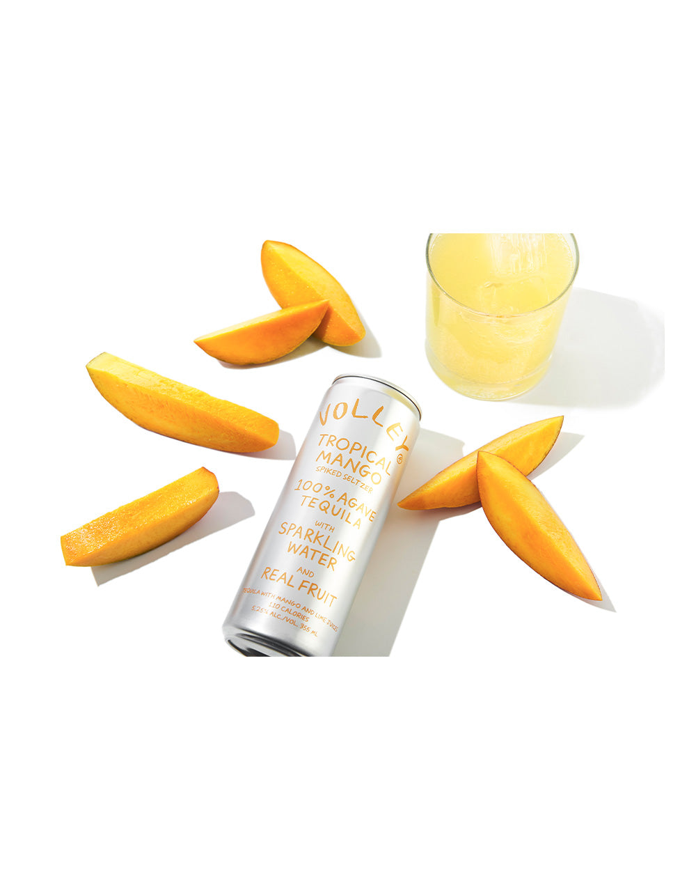 Volley Tropical Mango Tequila Seltzer – Case of 12