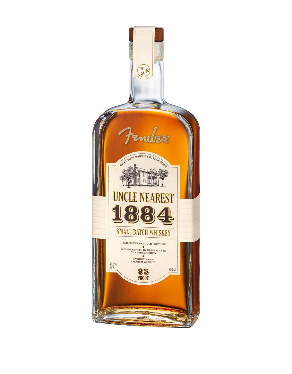 Uncle Nearest 1884 Pre-Engraved with Fender Logo with Hella Cocktail Old Fashioned Cocktail Syrup and Hella Cocktail Aromatic Bitters (5 oz)