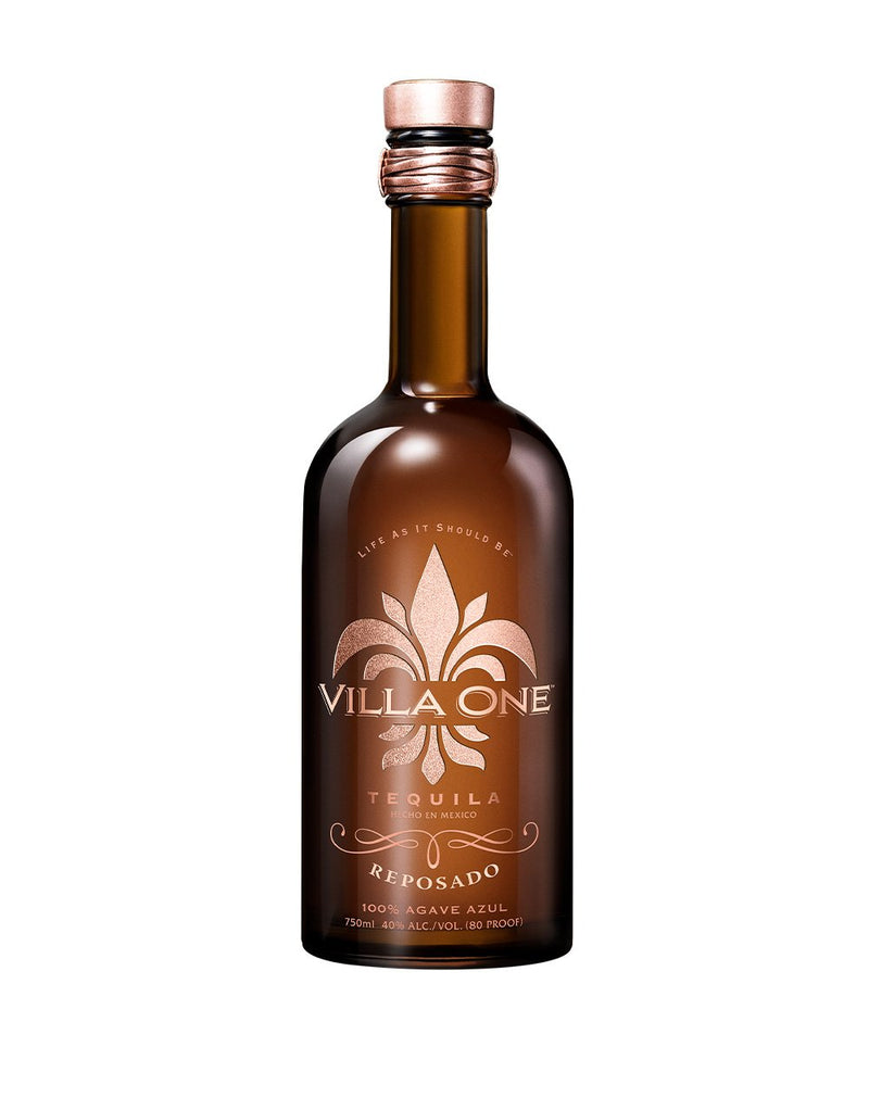 Villa One Reposado Tequila with Engraved Signatures