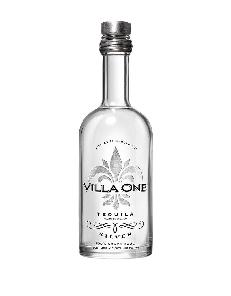 Villa One Silver Tequila with Engraved Signatures