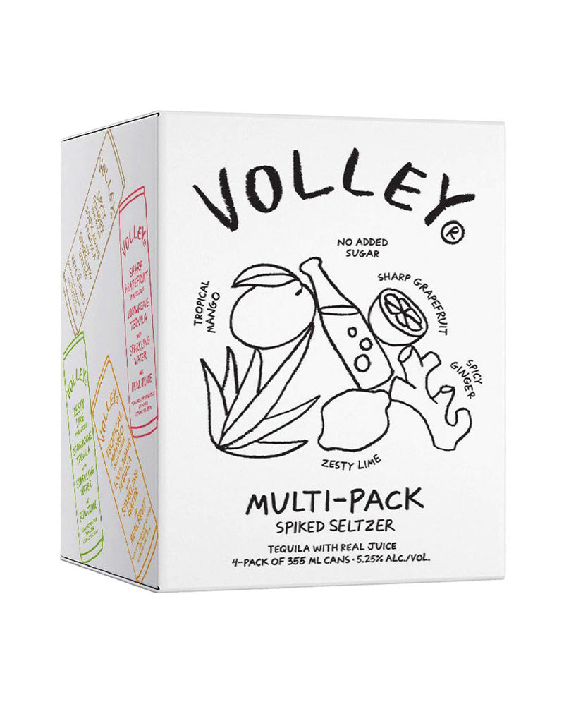 Volley Multi-Pack Tequila Seltzer – Case of 12