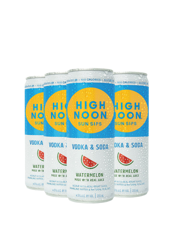 High Noon Watermelon Hard Seltzer (4 Pack)