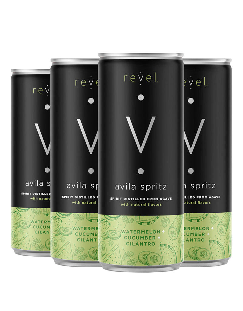 Revel Avila Spritz - Watermelon + Cucumber + Cilantro (4 Pack)