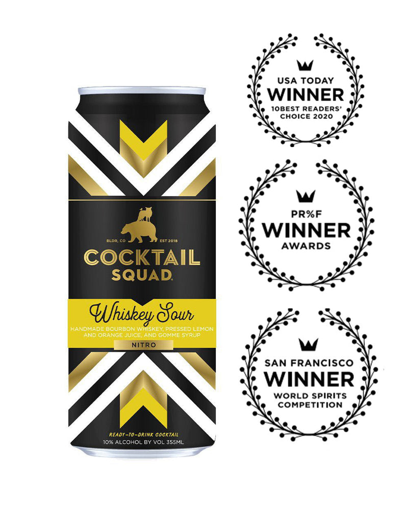 Cocktail Squad Whiskey Sour (4 Pack)