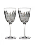 Waterford Lismore Diamond White Wine Pair